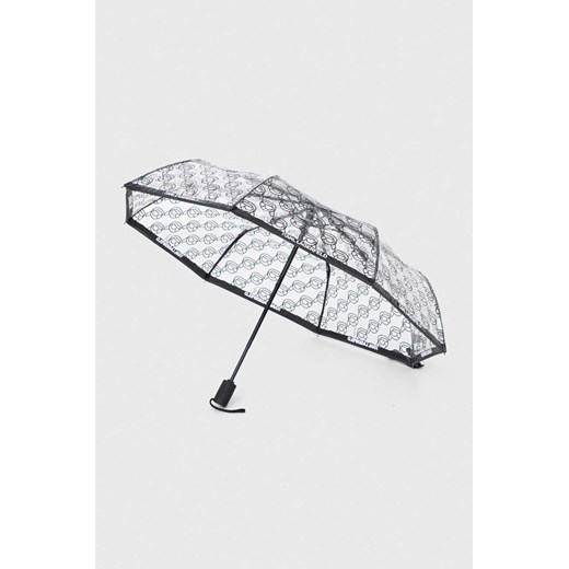 Karl Lagerfeld parasol kolor transparentny Karl Lagerfeld ONE ANSWEAR.com