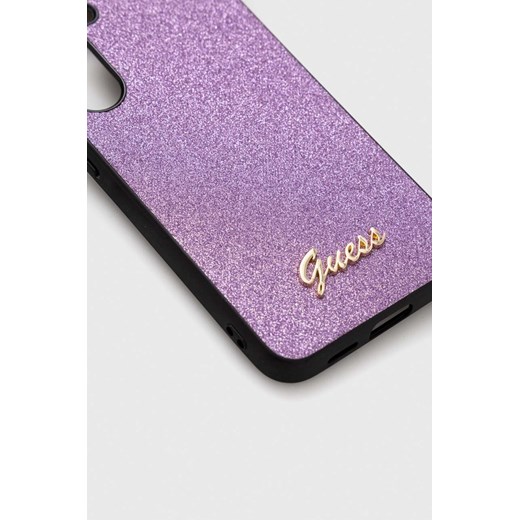 Guess etui na telefon S24 S921 kolor fioletowy Guess ONE ANSWEAR.com