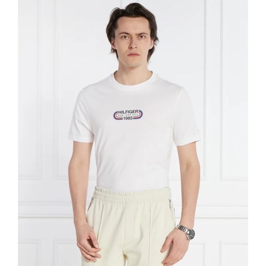 T-shirt męski Tommy Hilfiger wiosenny z krótkim rękawem bawełniany 