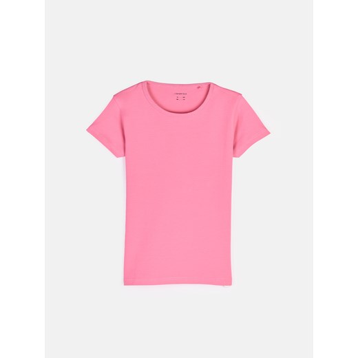 GATE Koszulka basic z elastyczną gumką 3Y ze sklepu gateshop w kategorii Bluzki dziewczęce - zdjęcie 169553519