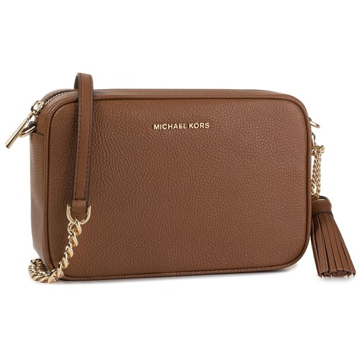 Torebka MICHAEL Michael Kors Crossbodies 32F7GGNM8L Brązowy ze sklepu eobuwie.pl w kategorii Listonoszki - zdjęcie 169554669