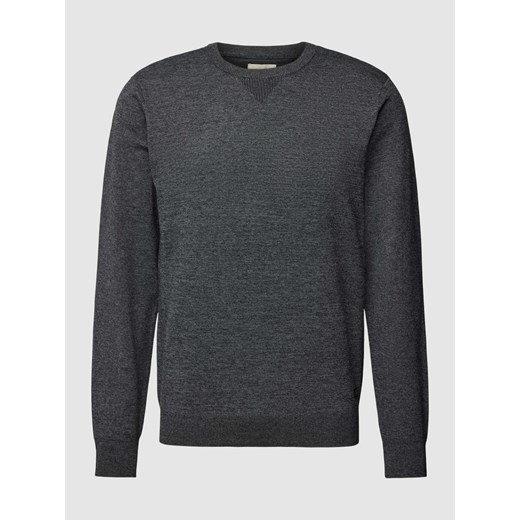 Sweter z dzianiny z efektem melanżu model ‘Bruton’ ze sklepu Peek&Cloppenburg  w kategorii Swetry męskie - zdjęcie 169557865