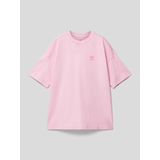 T-shirt z detalami z logo ze sklepu Peek&Cloppenburg  w kategorii Bluzki dziewczęce - zdjęcie 169557905