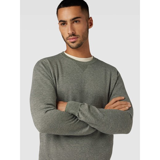 Sweter z dzianiny z efektem melanżu model ‘Bruton’ XL promocja Peek&Cloppenburg 
