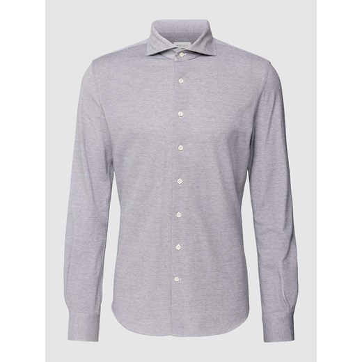 Koszula biznesowa o kroju slim fit z efektem melanżowym ze sklepu Peek&Cloppenburg  w kategorii Koszule męskie - zdjęcie 169558128