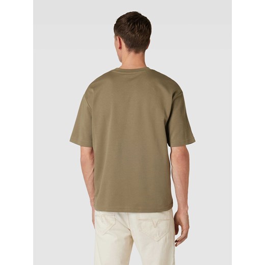 T-shirt o kroju oversized z obniżonymi ramionami model ‘OSCAR’ Selected Homme XL Peek&Cloppenburg 