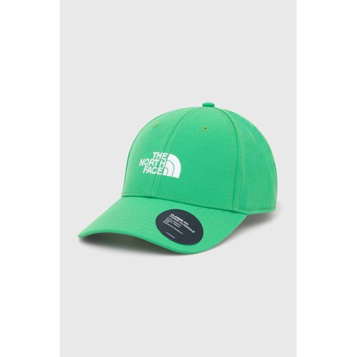 The North Face czapka z daszkiem Recycled 66 Classic Hat kolor zielony z aplikacją NF0A4VSVPO81 ze sklepu PRM w kategorii Czapki z daszkiem damskie - zdjęcie 169564535