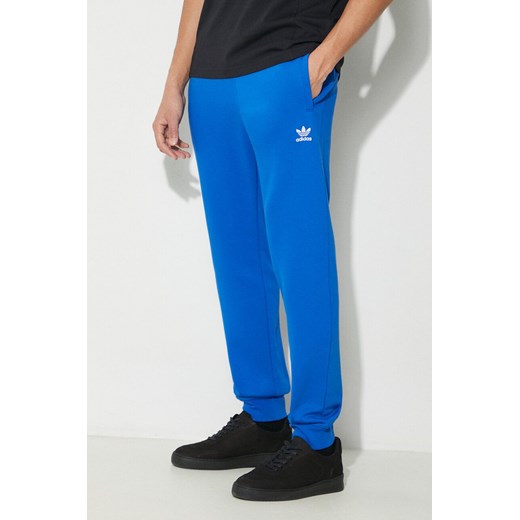 adidas Originals spodnie dresowe Essential Pant kolor niebieski gładkie IR7806 ze sklepu PRM w kategorii Spodnie męskie - zdjęcie 169564639
