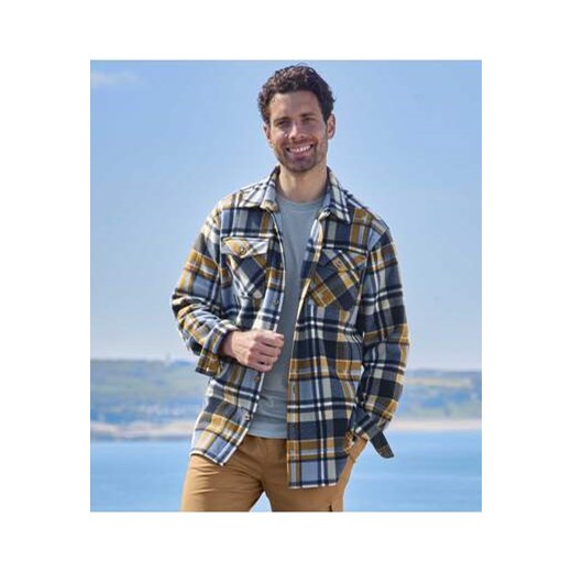 Polarowa, szkocka koszula wierzchnia ze sklepu Atlas For Men w kategorii Kurtki męskie - zdjęcie 169567067