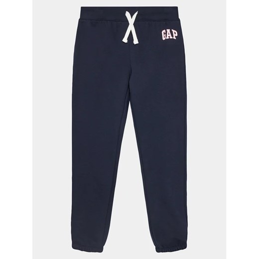 Gap Spodnie dresowe 482442-02 Granatowy Regular Fit Gap 8Y okazja MODIVO