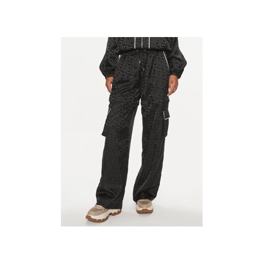 Liu Jo Spodnie materiałowe TA4078 TS788 Czarny Regular Fit ze sklepu MODIVO w kategorii Spodnie damskie - zdjęcie 169570119