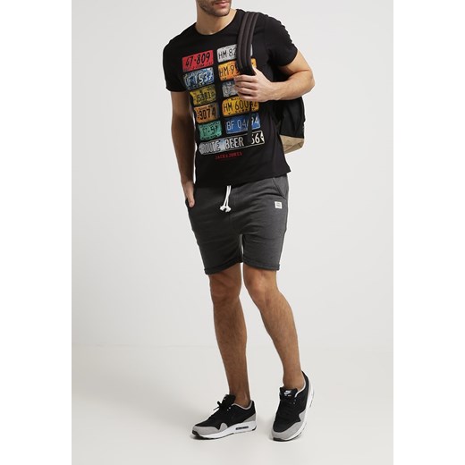 Jack & Jones JJORHOUSTON Spodnie treningowe pirate black zalando  bez wzorów/nadruków