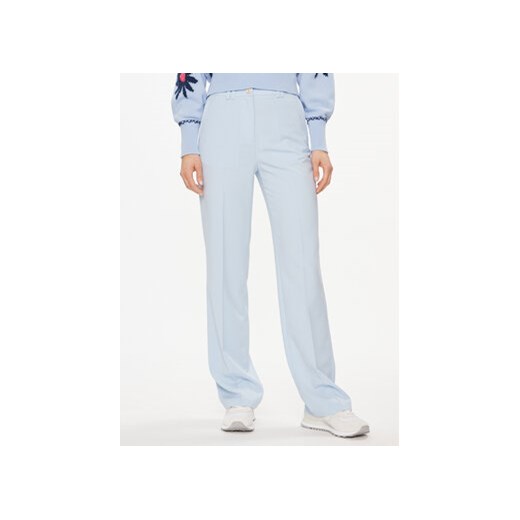 United Colors Of Benetton Spodnie materiałowe 4RGYDF05O Niebieski Regular Fit ze sklepu MODIVO w kategorii Spodnie damskie - zdjęcie 169570458