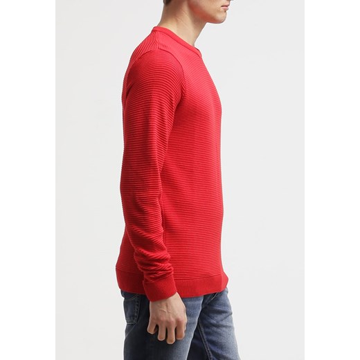 Burton Menswear London Sweter red zalando  bawełna