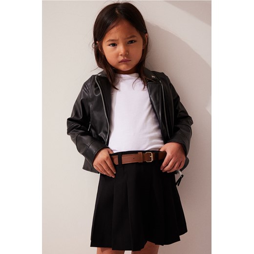 H & M - Plisowana spódnica - Czarny ze sklepu H&M w kategorii Spódnice dziewczęce - zdjęcie 169590388