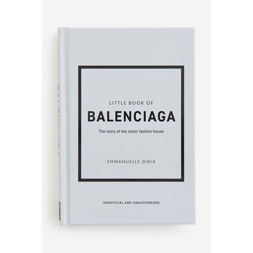 H & M - Little Book of Balenciaga - Szary H & M One Size H&M