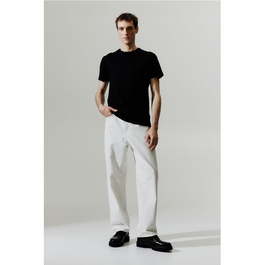 H & M - T-shirt Slim Fit - Czarny H & M 3XL H&M