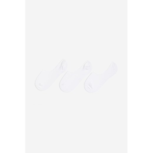 H & M - Skarpety 3-pak - Biały ze sklepu H&M w kategorii Skarpetki damskie - zdjęcie 169591649