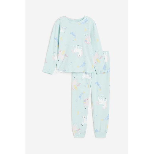 H & M - Piżama z nadrukiem - Turkusowy ze sklepu H&M w kategorii Piżamy dziecięce - zdjęcie 169591915