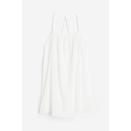 H & M - Bawełniana sukienka plażowa - Biały H & M XS H&M