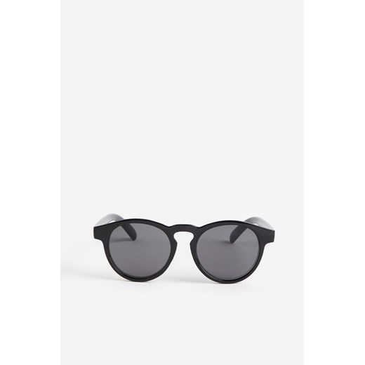 H & M - Owalne okulary przeciwsłoneczne - Czarny ze sklepu H&M w kategorii Okulary przeciwsłoneczne dziecięce - zdjęcie 169591955