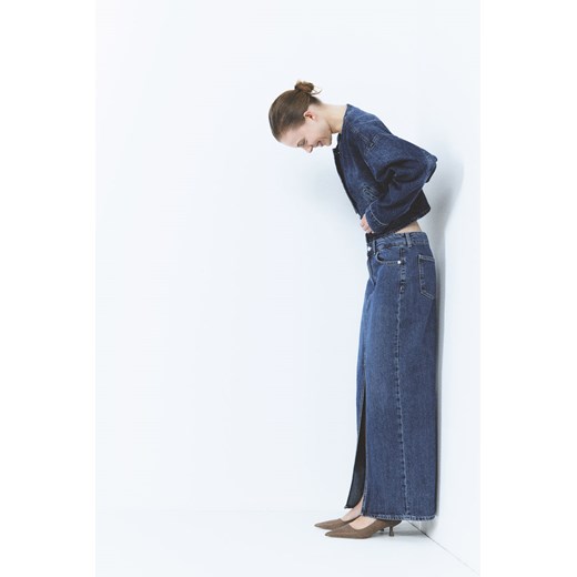 H & M - Dżinsowa spódnica maxi - Niebieski ze sklepu H&M w kategorii Spódnice - zdjęcie 169591967