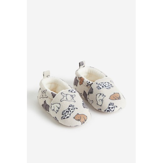H & M - Soft slippers - Brązowy ze sklepu H&M w kategorii Buciki niemowlęce - zdjęcie 169591968