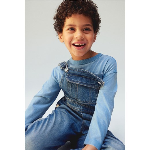 H & M - Sprany T-shirt z długim rękawem - Niebieski ze sklepu H&M w kategorii T-shirty chłopięce - zdjęcie 169591978