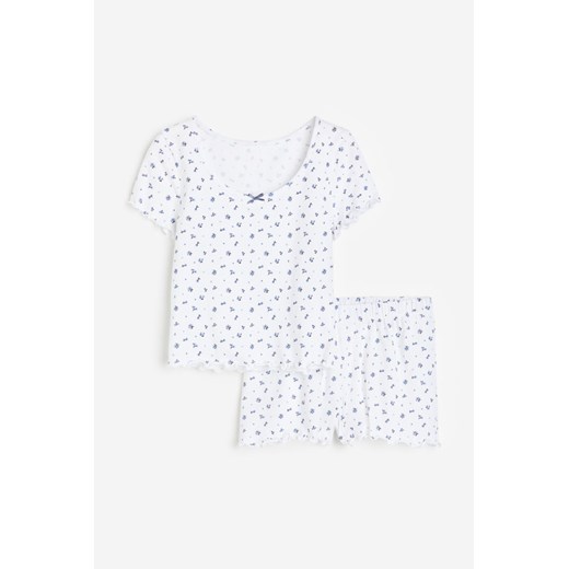 H & M - Dżersejowa piżama - Biały ze sklepu H&M w kategorii Piżamy dziecięce - zdjęcie 169592049