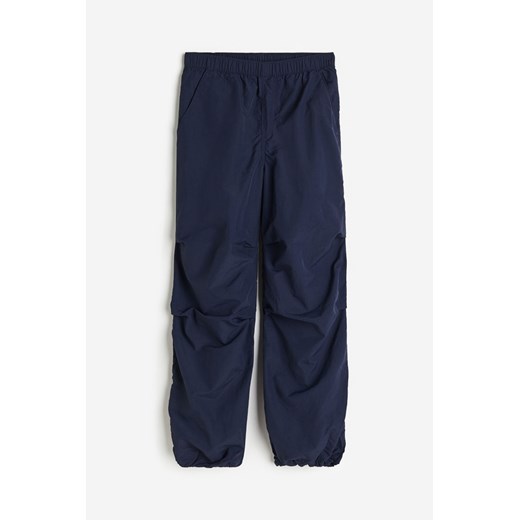H & M - Spodnie spadochronowe - Niebieski H & M 140 (9-10Y) H&M