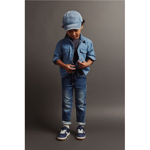 H & M - Dżinsy Super Soft Slim Fit - Niebieski ze sklepu H&M w kategorii Spodnie chłopięce - zdjęcie 169592166