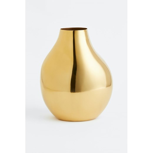 H & M - Duży wazon metalowy - Złoty H & M One Size H&M