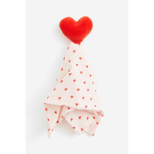 H & M - Kocyk przytulanka z bawełnianego muślinu - Czerwony ze sklepu H&M w kategorii Zabawki - zdjęcie 169592475