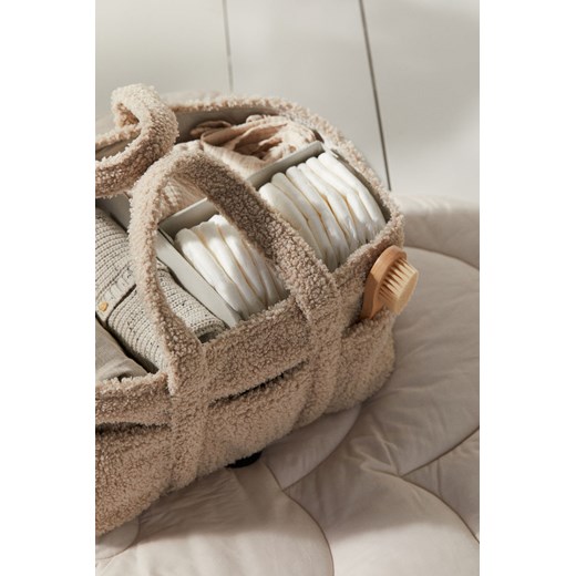 H & M - Pluszowa torba do przewijania - Beżowy H & M One Size H&M