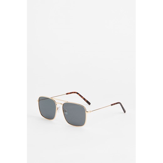 H & M - Polaryzacyjne okulary przeciwsłoneczne - Złoty H & M One Size H&M