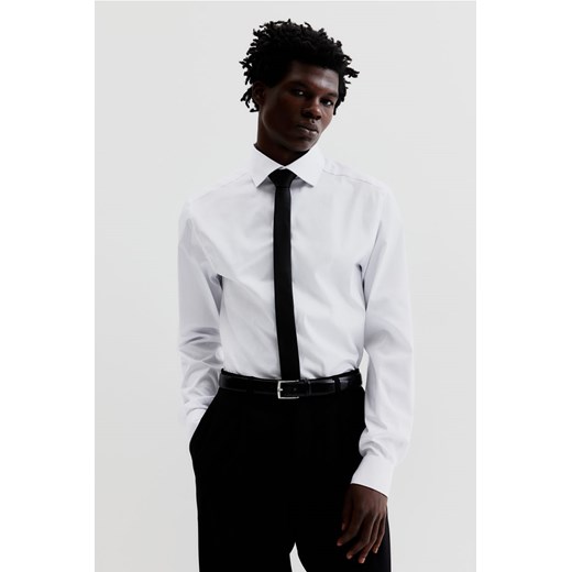 H & M - Koszula Slim Fit - Biały ze sklepu H&M w kategorii Koszule męskie - zdjęcie 169593376