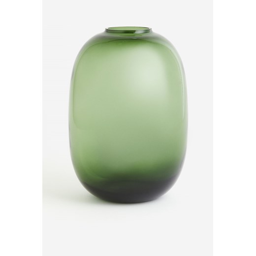 H & M - Duży wazon szklany - Zielony H & M One Size H&M