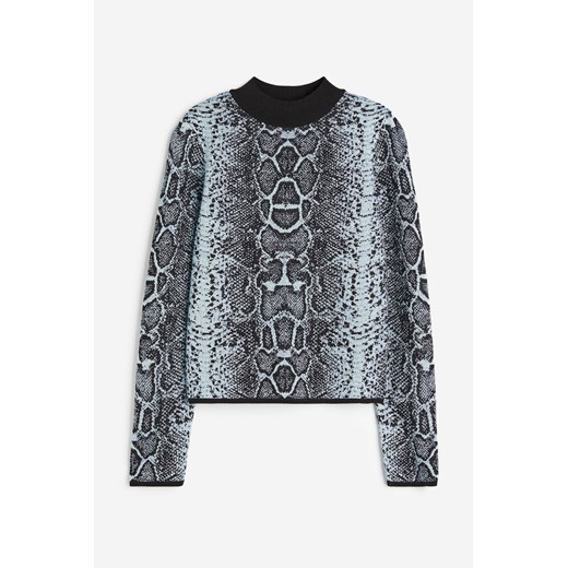 H & M - Żakardowy sweter - Czarny H & M M H&M