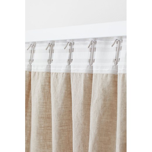 H & M - Haczyki do zasłon 10- pak - Brązowy H & M One Size H&M