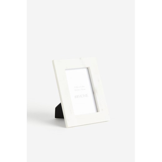 H & M - Marmurowa ramka na zdjęcia - Biały ze sklepu H&M w kategorii Ramki na zdjęcia - zdjęcie 169594378