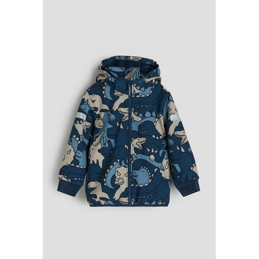 H & M - Wodoodporna kurtka typu softshell - Niebieski ze sklepu H&M w kategorii Kurtki dziewczęce - zdjęcie 169594449