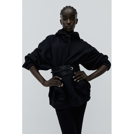 H & M - Ażurowy pasek - Czarny ze sklepu H&M w kategorii Paski damskie - zdjęcie 169594459