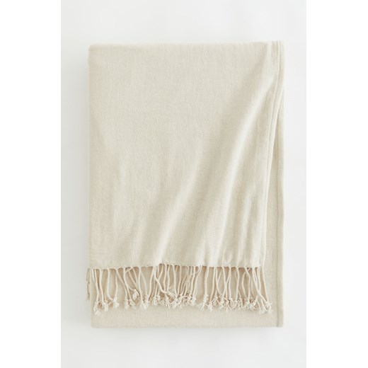 H & M - Koc z szenili - Beżowy H & M 130x170 H&M