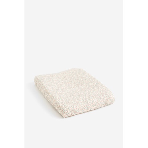 H & M - Bawełniany pokrowiec na matę do przewijania - Biały ze sklepu H&M w kategorii Tekstylia dziecięce - zdjęcie 169594709