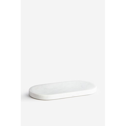 H & M - Taca marmurowa - Biały ze sklepu H&M w kategorii Misy i tace dekoracyjne - zdjęcie 169594757