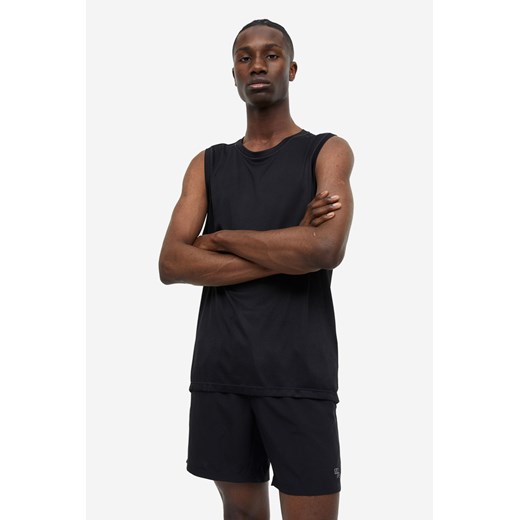 H & M - Koszulka do biegania DryMove - Czarny ze sklepu H&M w kategorii T-shirty męskie - zdjęcie 169595015