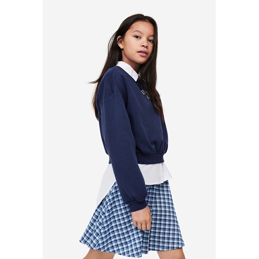 H & M - Komplet 2-częściowy bluza i spódnica - Niebieski ze sklepu H&M w kategorii Komplety dziewczęce - zdjęcie 169595399