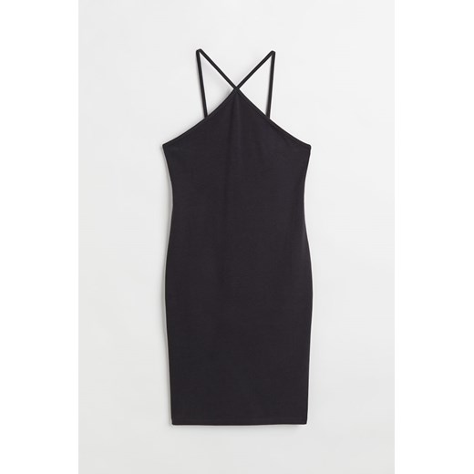 H & M - Bawełniana sukienka - Czarny ze sklepu H&M w kategorii Sukienki - zdjęcie 169595506