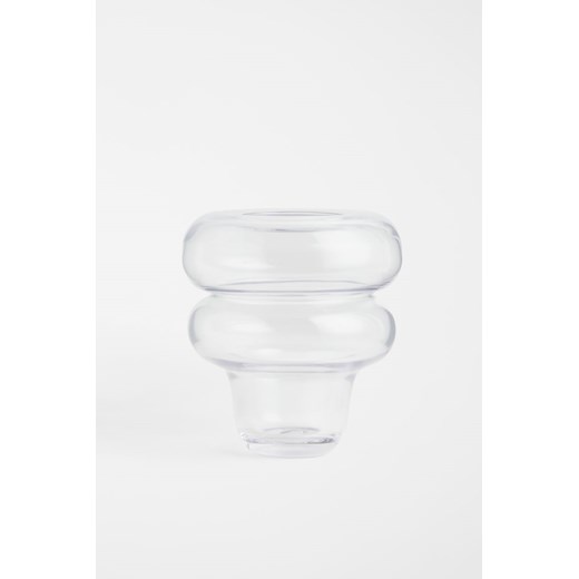 H & M - Mały wazonik ze szkła - Biały ze sklepu H&M w kategorii Wazony - zdjęcie 169595557