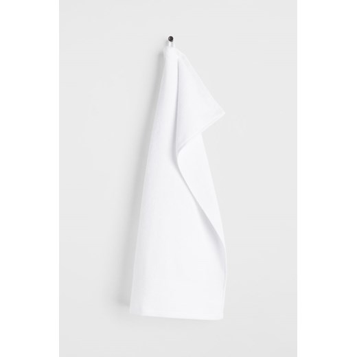 H & M - Ręcznik z bawełnianej frotté - Biały ze sklepu H&M w kategorii Ręczniki - zdjęcie 169595599